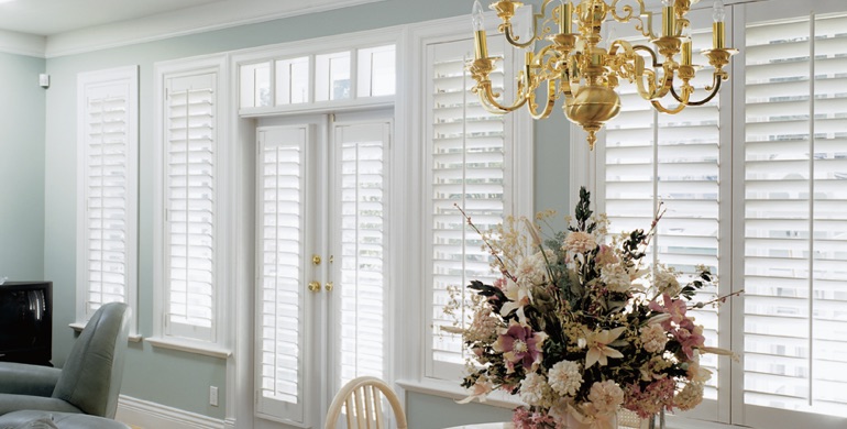 Chicago sunroom polywood shutters